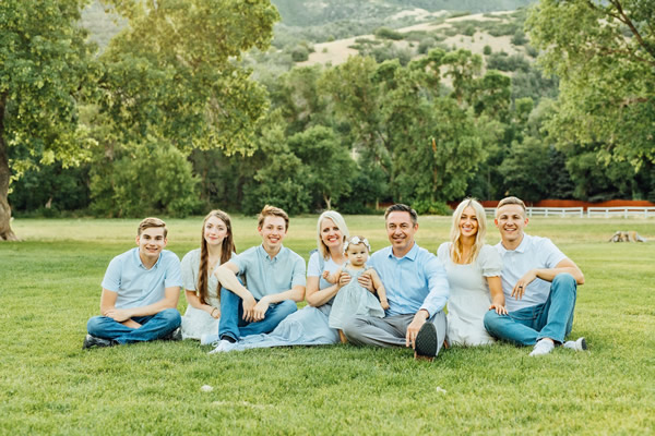 Dr. Curtis Clark and his family